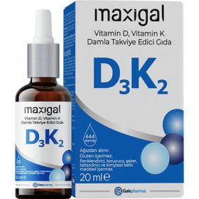 Maxigal Vitamin D3 K2 20 ml Damla