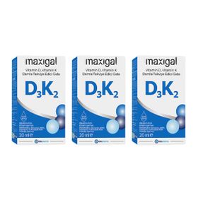 Maxigal Vitamin D3 K2 3x20 ml Damla