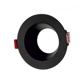 Maxled MX-2000 Sıva Altı GU-10 Duylu Siyah Yuvarlak Dekoratif Spot Kasa