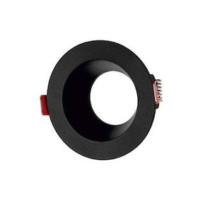 Maxled MX-2000 Sıva Altı GU-10 Duylu Siyah Yuvarlak Dekoratif Spot Kasa