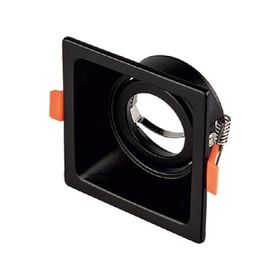 Maxled MX-2048 Sıva Altı GU-10 Duylu Kare Siyah Dekoratif Spot Kasa