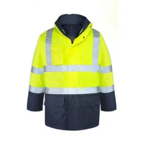 Maxsafety 5+1 Sari Lacivert Oxford Parka