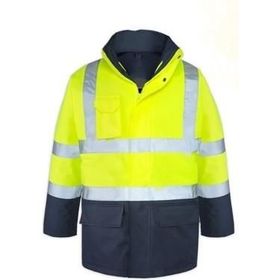 Maxsafety 5+1 Sari Lacivert Oxford Parka