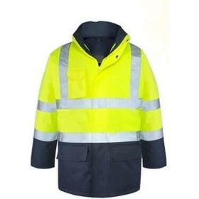 Maxsafety 5+1 Sari Lacivert Oxford Parka