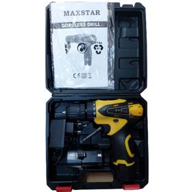 Maxstar 18v Çift Akülü Şarjlı Matkap