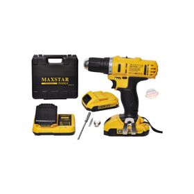 Maxstar Turbo Tools 24 V 4000 Ma 2 Li-Ion Çift Akülü Profesyonel Vidalama Şarjlı Matkap