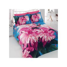 Maxstyle 3D Saten Şakayik 200x220 cm Renkli Çift Kişilik Nevresim Takimi