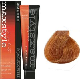 Maxstyle Argan Keratin 8.43 Sultan Bakırı Sıvı Oksidan Saç Boyası