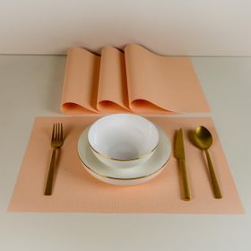 Maxstyle Harmony Citrus 4 Parça 30X45 cm Amerikan Servis Seti