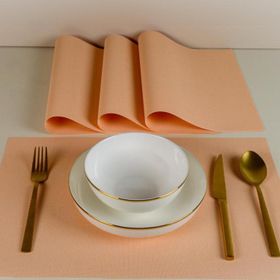 Maxstyle Harmony Citrus 4 Parça 30X45 cm Amerikan Servis Seti