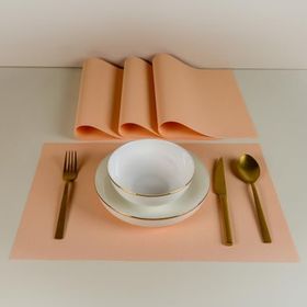 Maxstyle Harmony Citrus 4 Parça 30X45 cm Amerikan Servis Seti