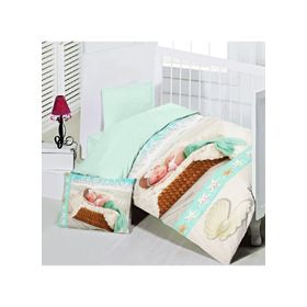 Maxstyle Mermaid 120 x 180 cm Renkli Bebek Nevresim Takimi