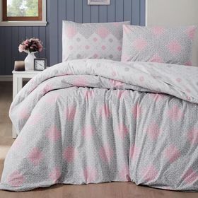 Maxstyle Nirvana Ranforce Velvet 160 x 220 cm Renkli Tek Kişilik Nevresim Takimi