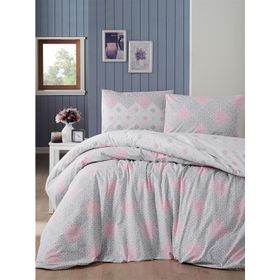 Maxstyle Nirvana Ranforce Velvet 160 x 220 cm Renkli Tek Kişilik Nevresim Takimi