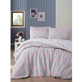 Maxstyle Nirvana Ranforce Velvet 160 x 220 cm Renkli Tek Kişilik Nevresim Takimi