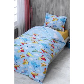 Maxstyle Ranforce Aircraft 160 x 220 cm Renkli Çocuk Nevresim Takimi