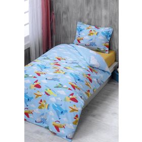 Maxstyle Ranforce Aircraft 160 x 220 cm Renkli Çocuk Nevresim Takimi