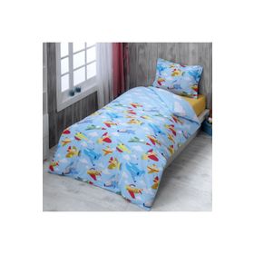 Maxstyle Ranforce Aircraft 160 x 220 cm Renkli Çocuk Nevresim Takimi