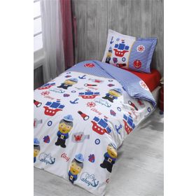 Maxstyle Ranforce Sailor 160 x 220 cm Renkli Çocuk Nevresim Takimi