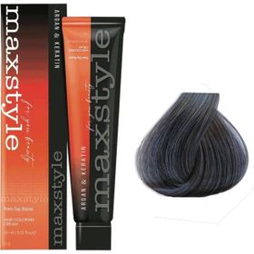 Maxstyle Sıvı Oksidan + Koyu Gri Argan Keratinli Saç Boyası