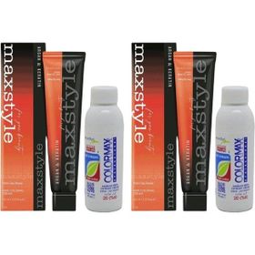 Maxstyle SPS672 Argan ve Keratin 2025/05 Açık Kahve 2x60 ml Saç Boyası+2x90 ml Oksidan