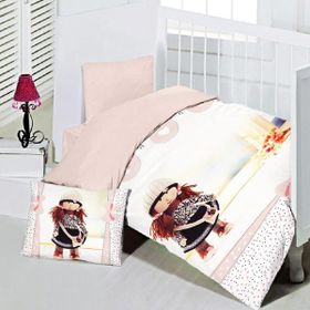 Maxstyle Sweet Girl 120 x 180 cm Renkli Bebek Nevresim Takimi