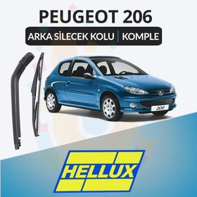 Maxtel 1996-2008 Peugeot 206 Komple Arka Silecek Kolu ve Süpürgesi