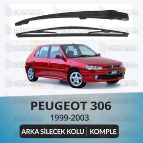 Maxtel 1997-2003 Peugeot 306 N5 Komple Arka Silecek Kolu ve Süpürgesi Seti