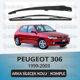 Maxtel 1997-2003 Peugeot 306 N5 Komple Arka Silecek Kolu ve Süpürgesi Seti