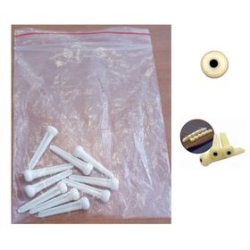 Maxtone MS021W Beyaz Akustik Gitar Köprü Pimi
