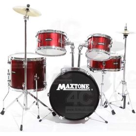 Maxtone MXC-602MR Junior 5 Parça Ziller ve Tabure Pedal Davul Set