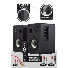 Maxword RM-400 4 inç Çift Bluetooth USB 140 Watt Aktif Stüdyo Referans Monitörü