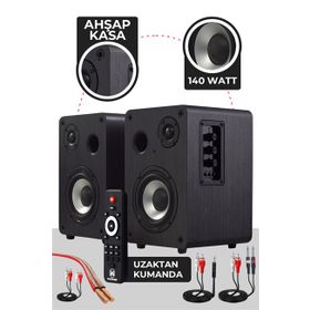 Maxword RM-400 4 inç Çift Bluetooth USB 140 Watt Aktif Stüdyo Referans Monitörü