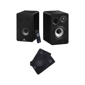 Maxword RM-400 4 inç Çift Bluetooth USB 140 Watt Aktif Stüdyo Referans Monitörü