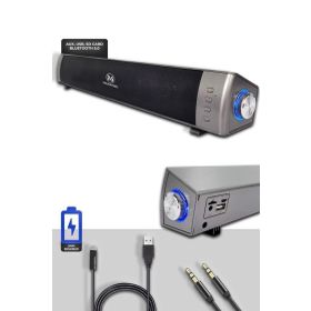 Maxword SLC-40USB-BT Şarjlı Soundbar 40 W Bluetooth USB Şarjlı 46x7x6 cm