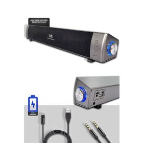 Maxword SLC-40USB-BT Şarjlı Soundbar 40 W Bluetooth USB Şarjlı 46x7x6 cm