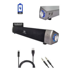 Maxword SLC-40USB-BT Şarjlı Soundbar 40 W Bluetooth USB Şarjlı 46x7x6 cm