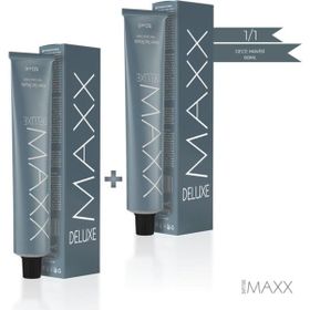 Maxx Deluxe 1.1 Gece Mavisi Krem 2x60 ml Tüp Krem Saç Boyası