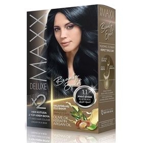 Maxx Deluxe 1 1 Mavi Siyah Saç Boyası