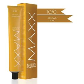 Maxx Deluxe 10.0 Açık Sarı Krem 60 ml Tüp Krem Saç Boyası