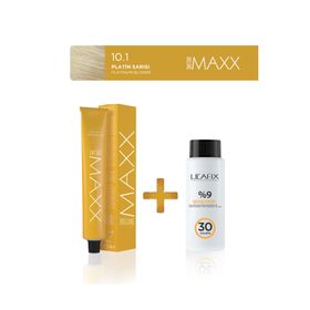 Maxx Deluxe 10.1 Platin Sarısı 60 ml Tüp Saç Boyası + Sıvı Oksidan