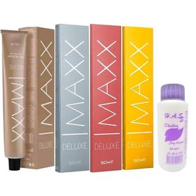 Maxx Deluxe 11 Gece Mavisi 60 ml Saç Boyası + 60 ml Oksidan