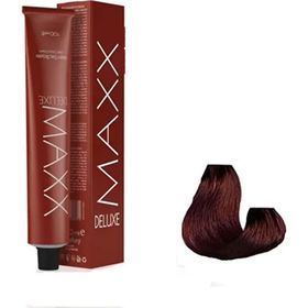 Maxx Deluxe 4.65 Şarap Kızılı 4x60 ml Tüp Saç Boyası