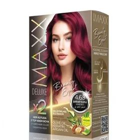 Maxx Deluxe 4.65 Şarap Kızılı Set Saç Boyası