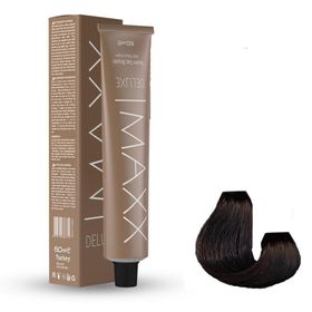 Maxx Deluxe 5.0 Açık Kahve 4x60 ml Tüp Krem Saç Boyası + 4 Adet Sıvı Oksidan