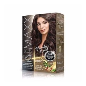 Maxx Deluxe 5.0 Açık Kahve Set Saç Boyası