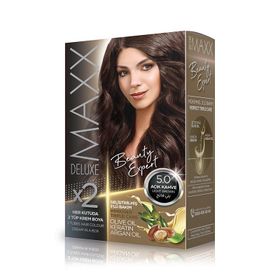 Maxx Deluxe 5.0 Açık Kahve Set Saç Boyası