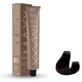 Maxx Deluxe 5.1 Küllü Açık Kahve 60 ml Tüp Saç Boyası + Sıvı Oksidan