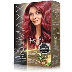 Maxx Deluxe 5.65 Nar Kızılı Set Saç Boyası