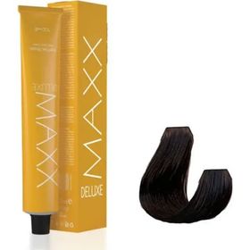 Maxx Deluxe 6.00 Yoğun Koyu Kumral 4x60 ml Tüp Saç Boyası